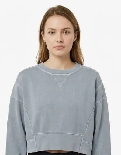 Cropped Crewneck Sweatshirt